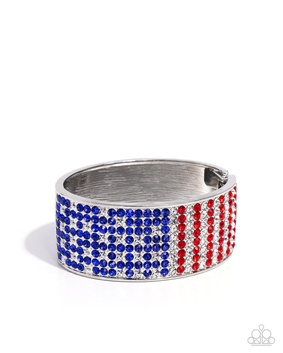 Passionate Patriotism - Multi - Paparazzi Accessories - Bracelet