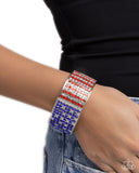Passionate Patriotism - Multi - Paparazzi Accessories - Bracelet - Jewelry with Erin Binford