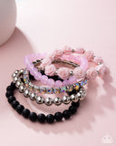 Rose Garden Grandeur - Pink - Paparazzi Accessories - Bracelet - Jewelry with Erin Binford