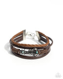 Buckaroo Beginning - Blue - Paparazzi Accessories - Bracelet