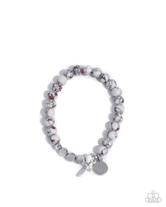 Devout Debut - White - Paparazzi Accessories - Bracelet - Jewelry with Erin Binford