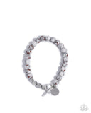 Devout Debut - White - Paparazzi Accessories - Bracelet - Jewelry with Erin Binford