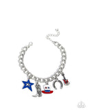 All-American Adornment - Red - Paparazzi Accessories - Bracelet - Jewelry with Erin Binford