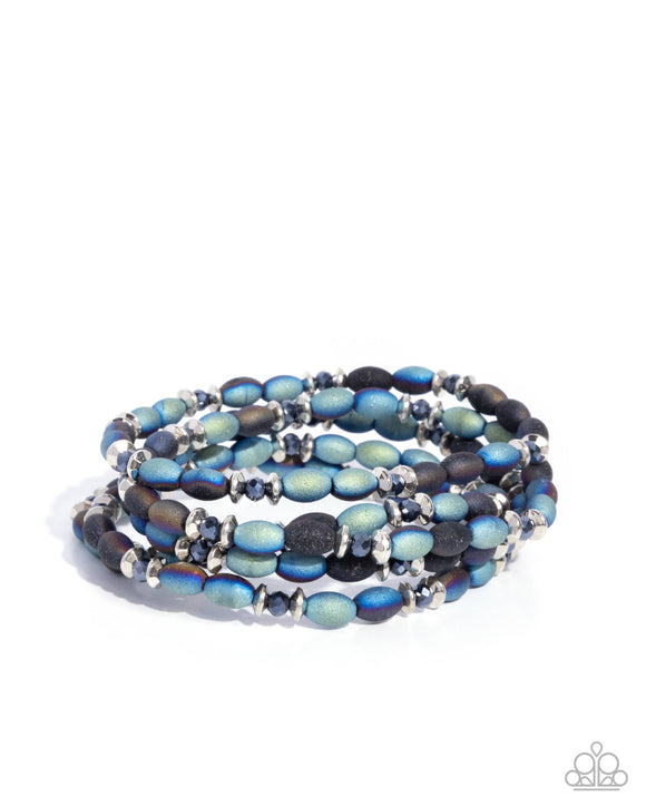 Final Impression - Black -Paparazzi Accessories - Bracelet