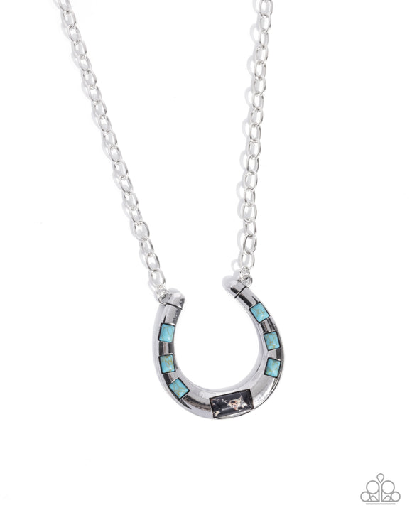 Horseshoe Homage - Black - Paparazzi Accessories - Necklace - Jewelry with Erin Binford