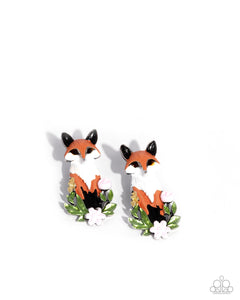 Fox Fanatic - Multi - Paparazzi Accessories - Earring - Jewelry with Erin Binford
