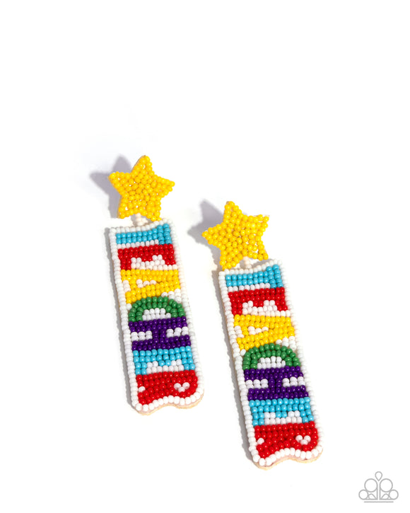 Teacher in Training - Multi - Paparazzi Accessories - Earring - Jewelry with Erin Binford