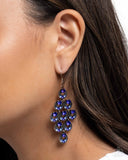 Find Your Sparkle - Blue - Paparazzi Accessories - Earring
