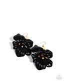Blossoming Boardroom - Black - Paparazzi Accessories - Earring - Jewelry with Erin Binford