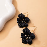 Blossoming Boardroom - Black - Paparazzi Accessories - Earring - Jewelry with Erin Binford