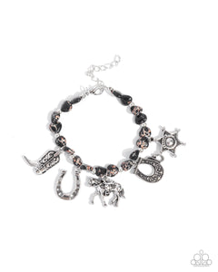 Cowboy Chorus - Black - Paparazzi Accessories - Bracelet - Jewelry with Erin Binford