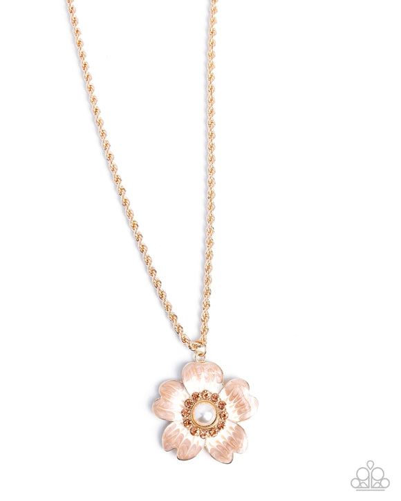 Perennial Pendant - Brown - Jewelry with Erin Binford