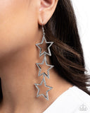 Star-Crossed Success - White - Paparazzi Accessories - Earring - Jewelry with Erin Binford