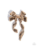 Bow Bonanza - Gold - Paparazzi Accessories - Brooch - Jewelry with Erin Binford