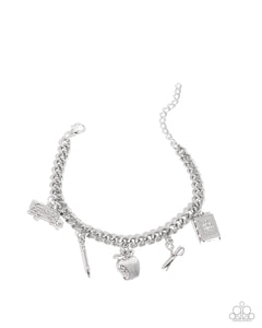 School is in Session - Silver - Paparazzi Accessories - Bracelet - Jewelry with Erin Binford
