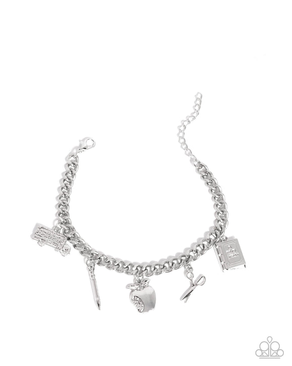 School is in Session - Silver - Paparazzi Accessories - Bracelet - Jewelry with Erin Binford