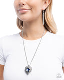 Heartfelt Honor - Blue - Paparazzi Accessories - Necklace - Jewelry with Erin Binford