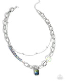 Transparent Tapestry - Green - Paparazzi Accessories - Necklace - Jewelry with Erin Binford