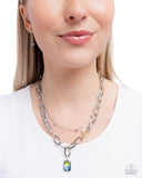 Transparent Tapestry - Green - Paparazzi Accessories - Necklace - Jewelry with Erin Binford