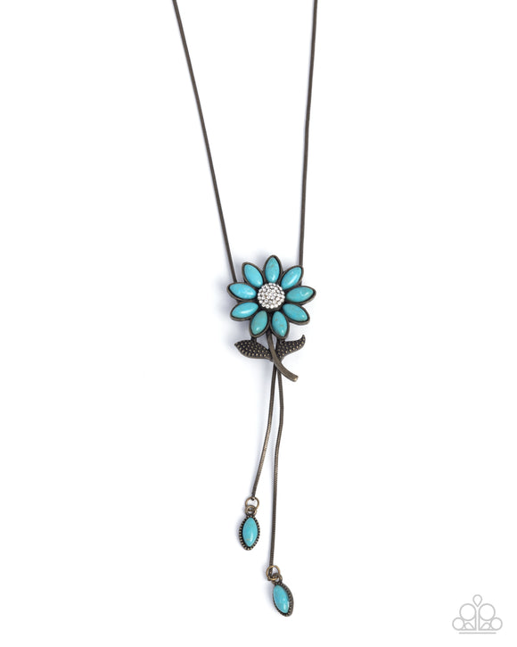 Floral Fidelity - Brass - Paparazzi Accessories - Necklace - Jewelry with Erin Binford