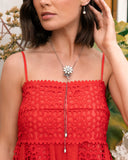 Floral Fidelity - White - Paparazzi Accessories - Necklace - Jewelry with Erin Binford