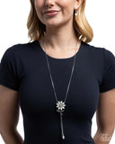 Floral Fidelity - White - Paparazzi Accessories - Necklace - Jewelry with Erin Binford