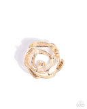 Singing Spirals - Gold - Paparazzi Accessories - Brooch - Jewelry with Erin Binford