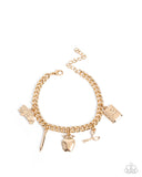 School is in Session - Gold - Paparazzi Accessories - Bracelet - Jewelry with Erin Binford