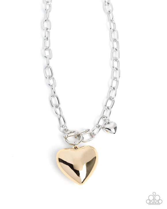 Heartfelt Hangout - Multi - Paparazzi Accessories - Necklace