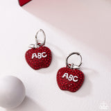 Adorable ABCs - Red - Paparazzi Accessories - Earring - Jewelry with Erin Binford