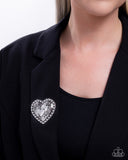 A Breath of Fresh Romance - Silver - Paparazzi Accessories - Brooch - Jewelry with Erin Binford