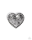 A Breath of Fresh Romance - Silver - Paparazzi Accessories - Brooch - Jewelry with Erin Binford