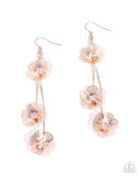 Audaciously Aerial - Rose Gold - Paparazzi Accessories - Earring - Jewelry with Erin Binford