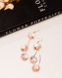 Audaciously Aerial - Rose Gold - Paparazzi Accessories - Earring - Jewelry with Erin Binford