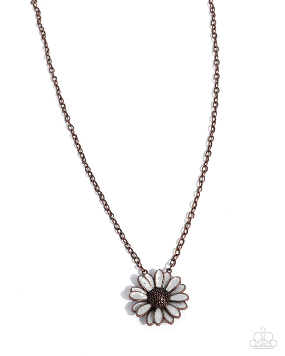 Parisian Posy - Copper - Paparazzi Accessories - Necklace - Jewelry with Erin Binford
