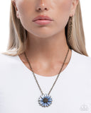 Parisian Posy - Brass - Paparazzi Accessories - Necklace