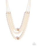 Polished Placing - Gold - Paparazzi Accessories - Necklace