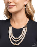 Polished Placing - Gold - Paparazzi Accessories - Necklace