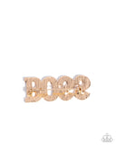 Blingy Boss - Gold - Paparazzi Accessories - Brooch - Jewelry with Erin Binford