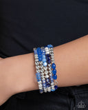 Colorful Compromise - Blue - Paparazzi Accessories - Bracelet