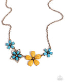 Behold the Bloom - Yellow - Paparazzi Accessories - Necklace - Jewelry with Erin Binford