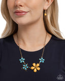 Behold the Bloom - Yellow - Paparazzi Accessories - Necklace - Jewelry with Erin Binford