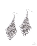 Decisive Delivery - Silver - Paparazzi Accessories -Earring