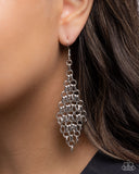 Decisive Delivery - Silver - Paparazzi Accessories -Earring