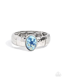 Oval Obsession - Blue - Paparazzi Accessories - Bracelet