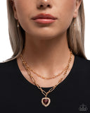 Match Made In HAUTE - Brown - Paparazzi Accessories - Necklace