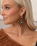 Cactus Cache - Brown - Paparazzi Accessories - Earring - Jewelry with Erin Binford