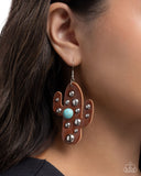 Cactus Cache - Brown - Paparazzi Accessories - Earring - Jewelry with Erin Binford