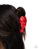 Lobster Leisure - Red - Paparazzi Accessories - Hair Clip - Jewelry with Erin Binford