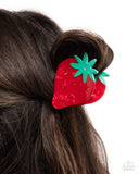 Strawberry Showcase - Red - Paparazzi Accessories - Hair Clip - Jewelry with Erin Binford